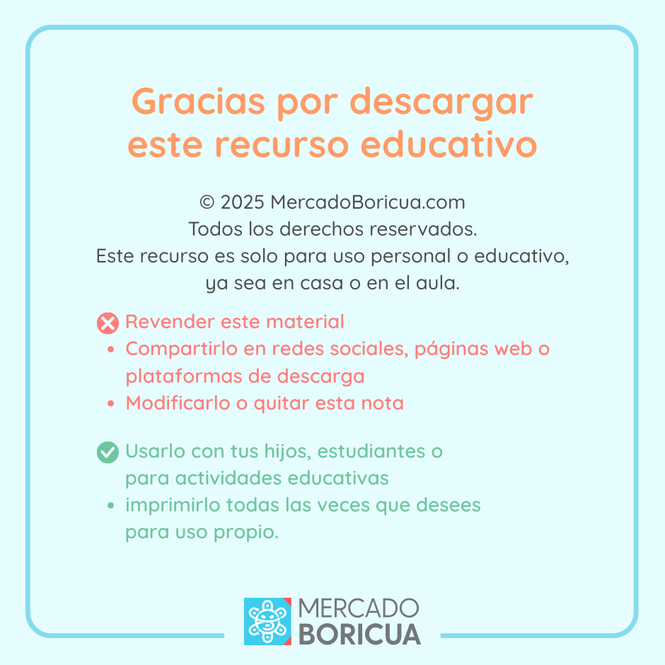 Imprimible Abecedario de Animales en Español para niños - Traza y colorea
