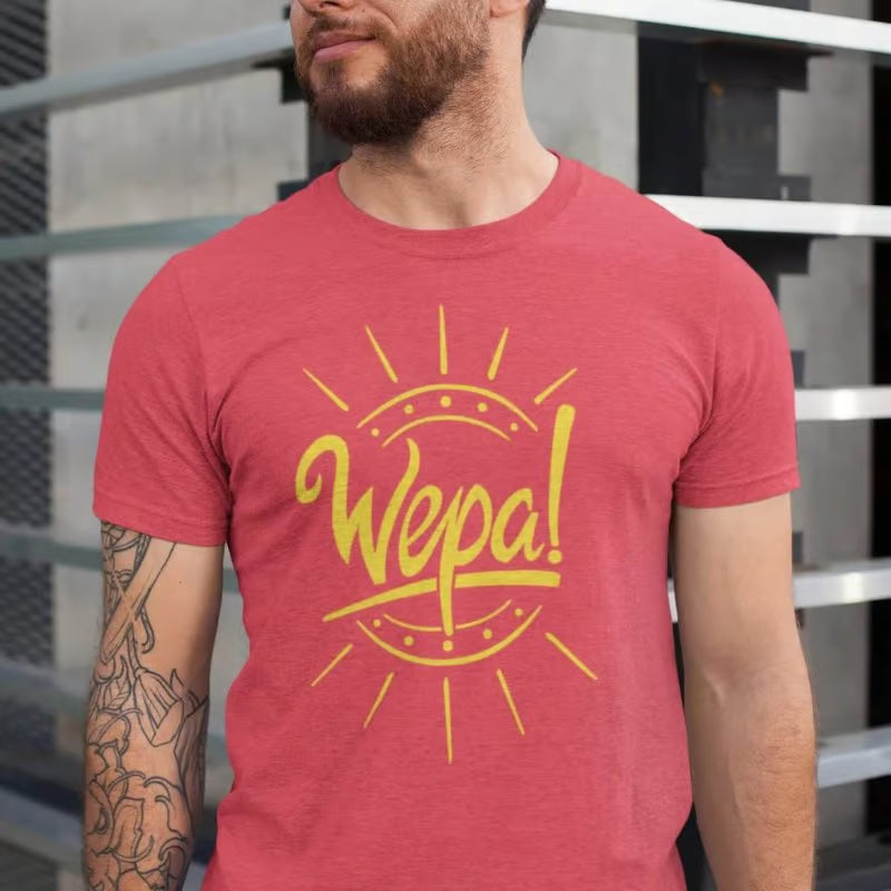 Camiseta "¡Wepa!" | Orgullo Boricua en una Frase