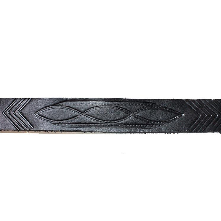 Tribal Print Leather Strap