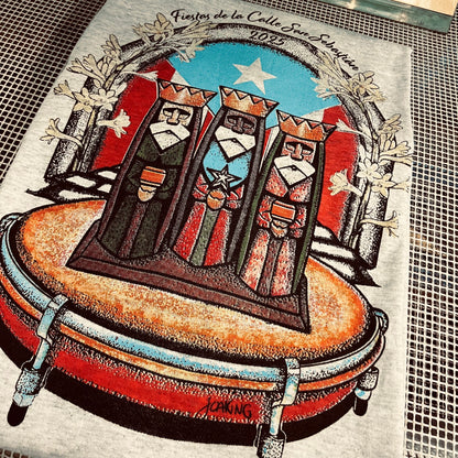 Camiseta de la Fiestas de la Calle San Sebastián 2025 - Reyes Magos