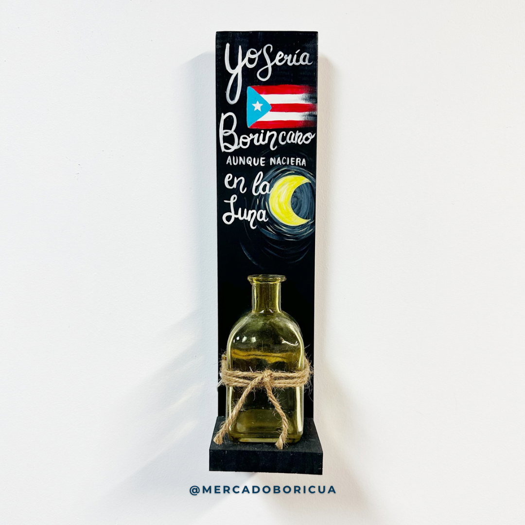 Wall Piece | Puerto Rican on the Moon