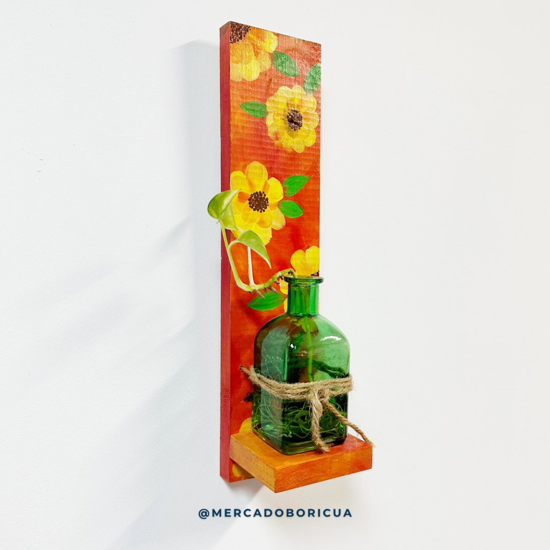Wall Piece | Yellow flowers