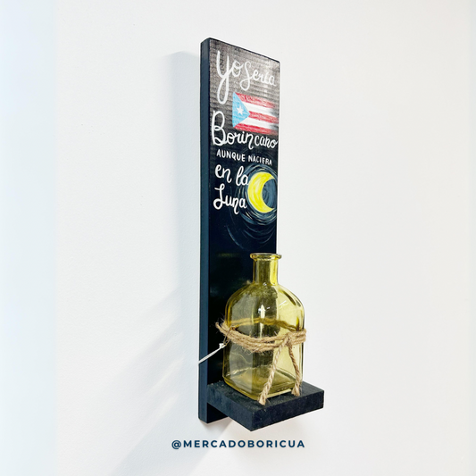 Wall Piece | Puerto Rican on the Moon