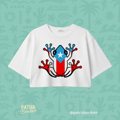 Coqui Bandera Crop Tee