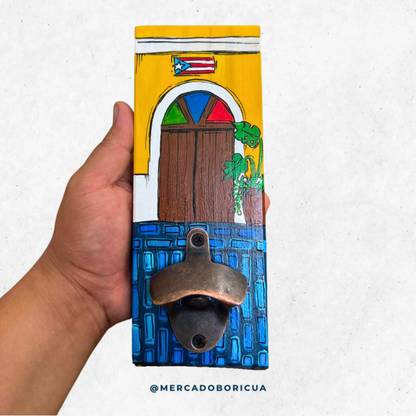 Casitas of Old San Juan | Bottle Opener | Key holder