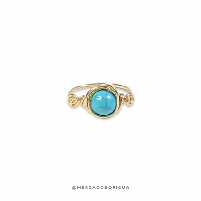 Turquoise Wire Ring