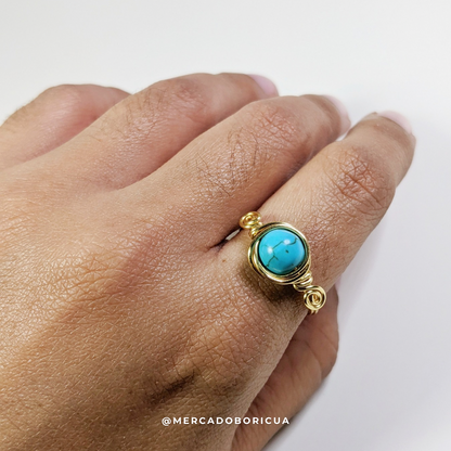 Turquoise Wire Ring
