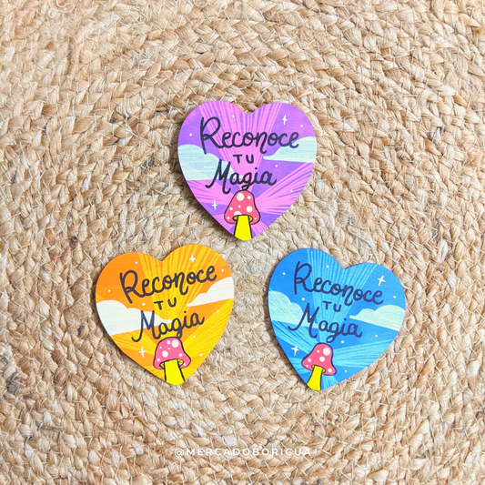 Hand Painted Magnet | Recognize your Magic | Handmade Magnet