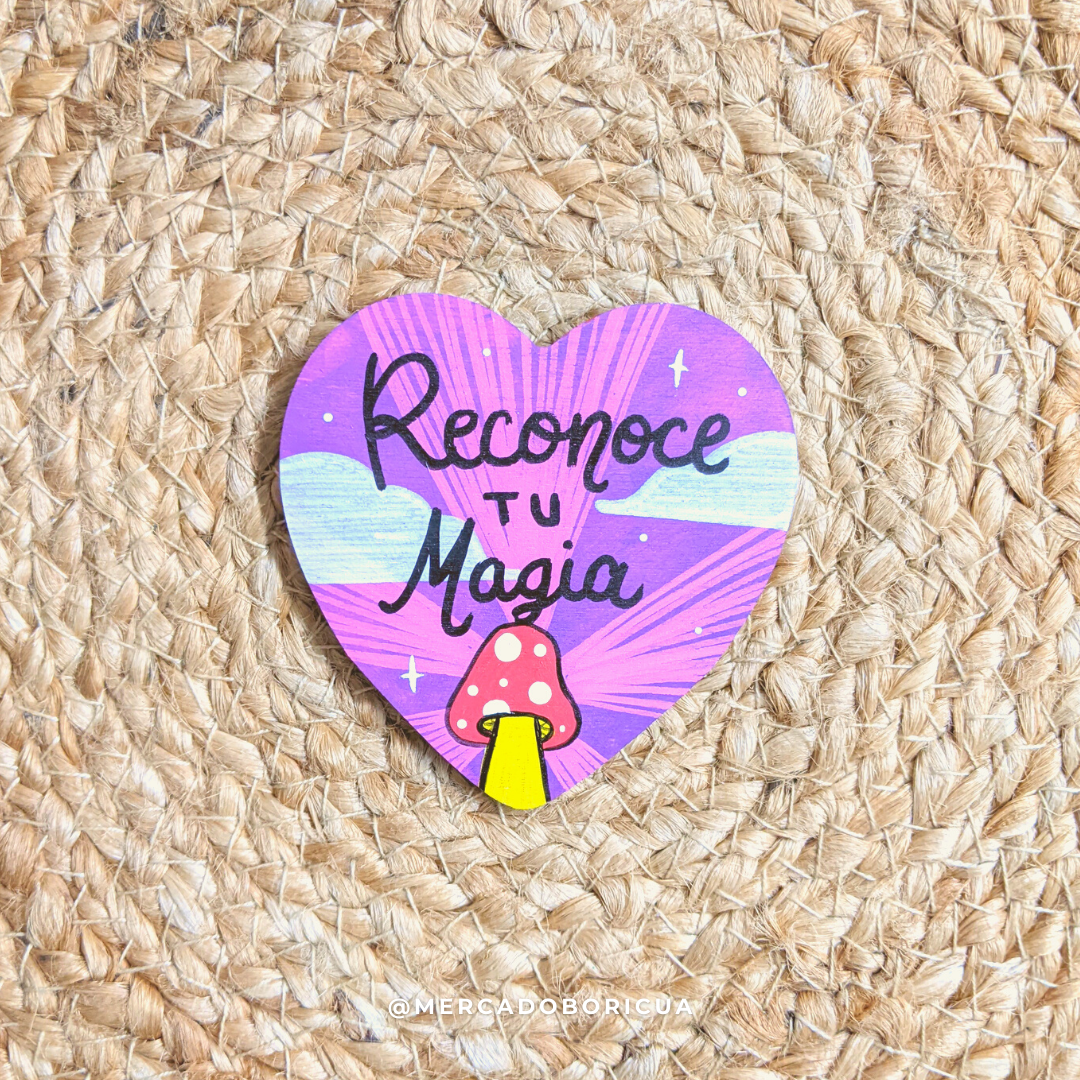 Hand Painted Magnet | Recognize your Magic | Handmade Magnet