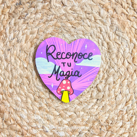 Hand Painted Magnet | Recognize your Magic | Handmade Magnet