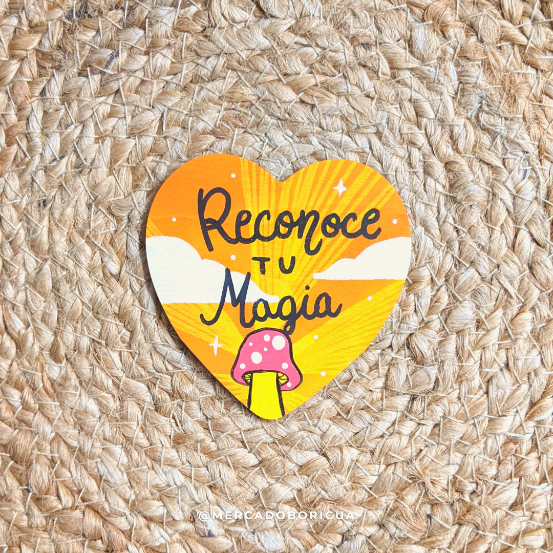 Hand Painted Magnet | Recognize your Magic | Handmade Magnet