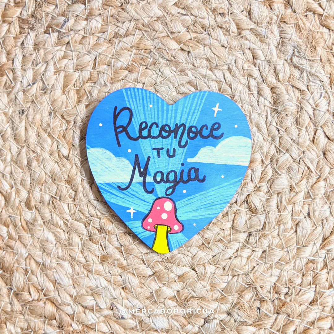Hand Painted Magnet | Recognize your Magic | Handmade Magnet