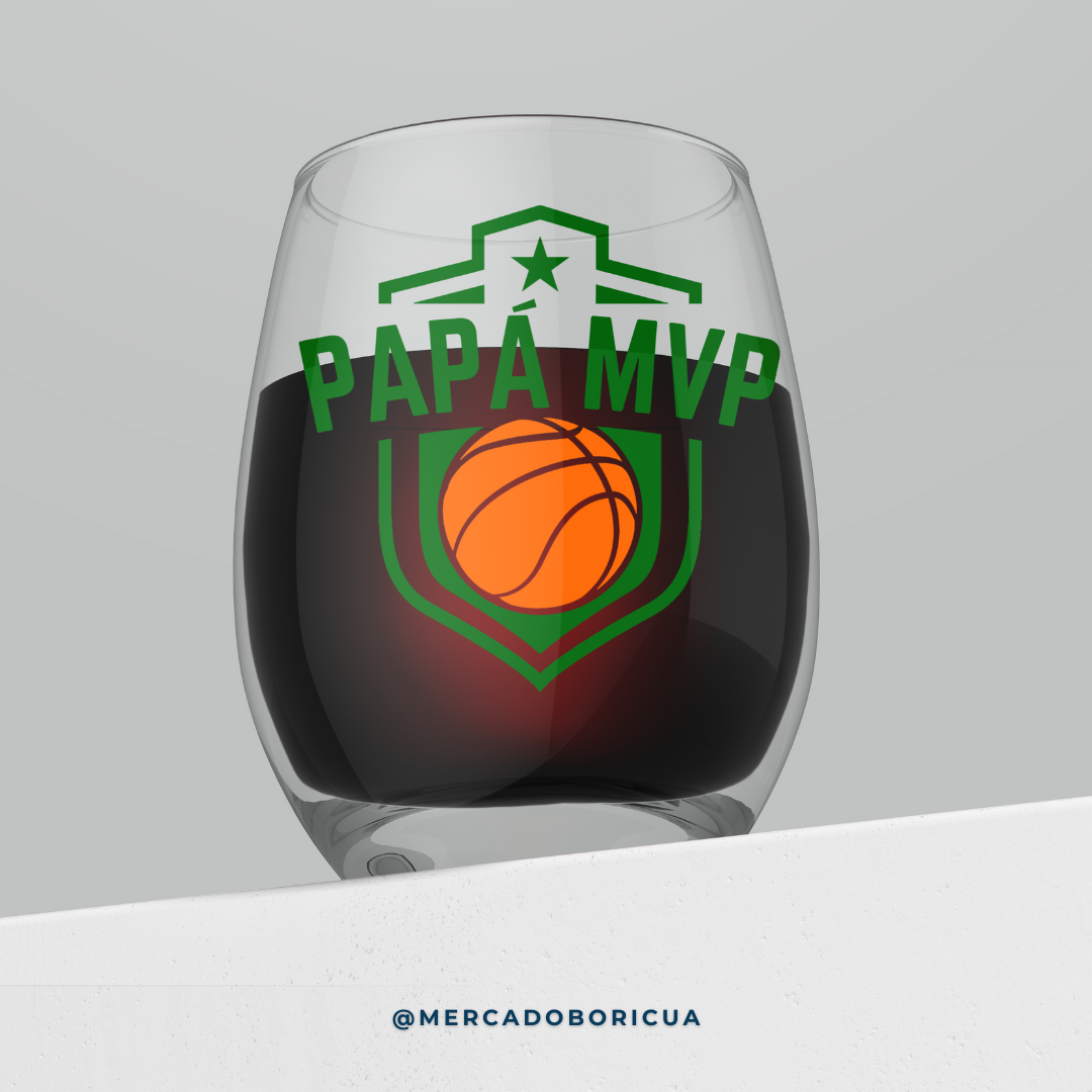 Crystal Vase | Dad MVP| basketball | Gift for Boricua Dad