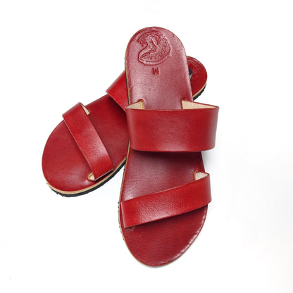 Classic Puerto Rico T-Shirts Leather Sandals - [MADE TO ORDER]