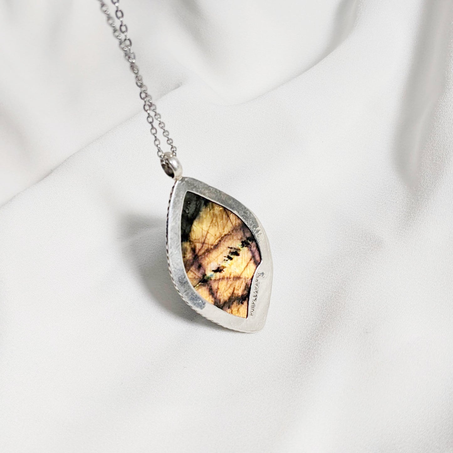 Colgante de Cuarzo Labradorita | Purple Snap Jewelers
