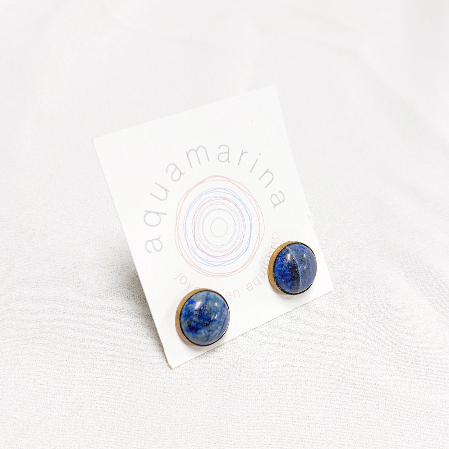 handmade lapis lazuli earrings - handmade in puerto rico - quartz