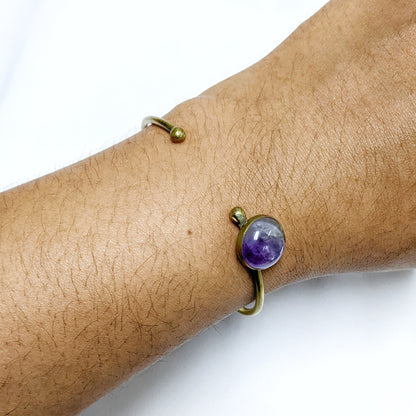 Pulsera con Cuarzo | Ágata Musgo | Aquamarina