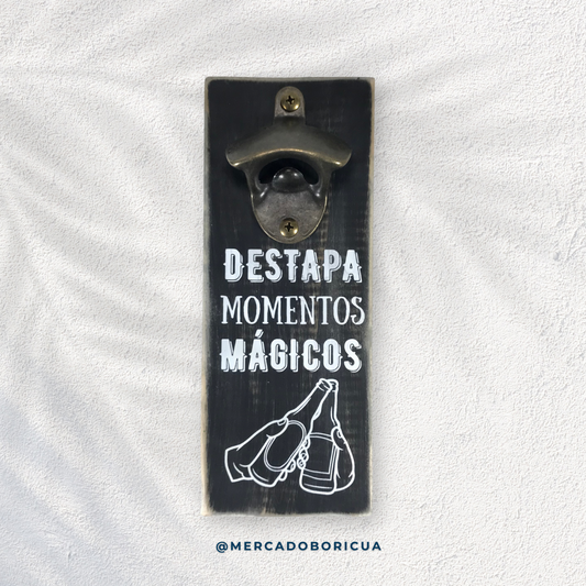 Bottle Opener for Wall | Uncovering Magical Moments | Boricua Market