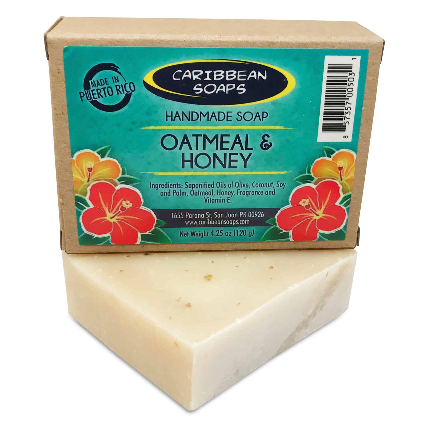 Oatmeal and Honey Bar Soap